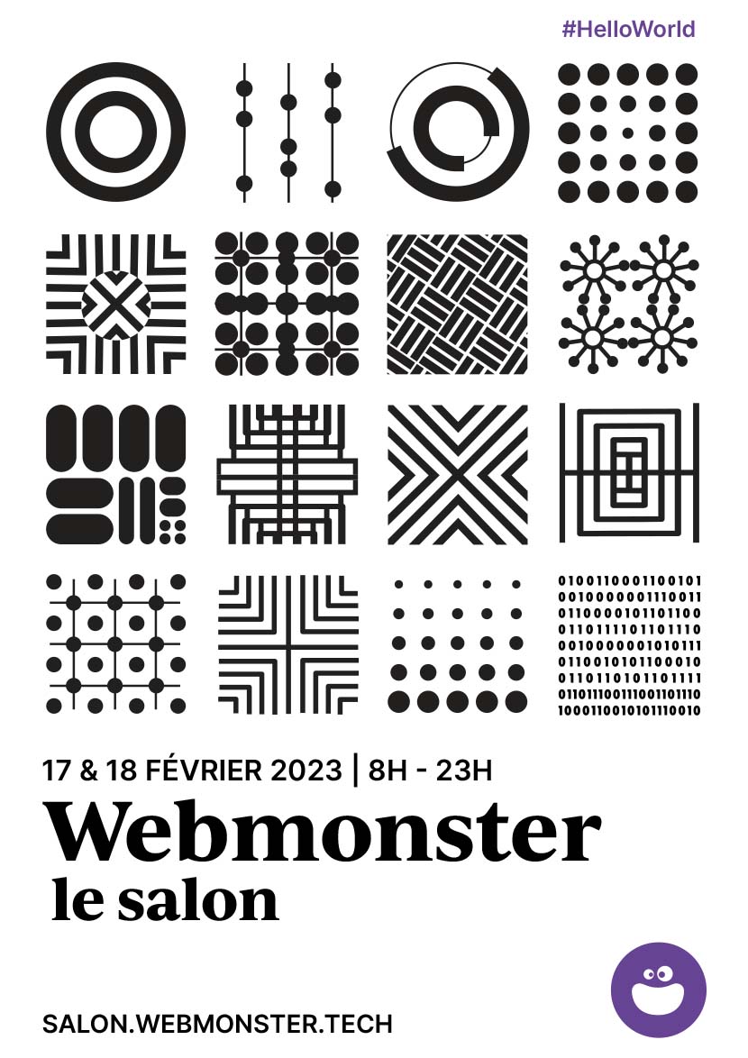 Affiche Webmonster 2023
